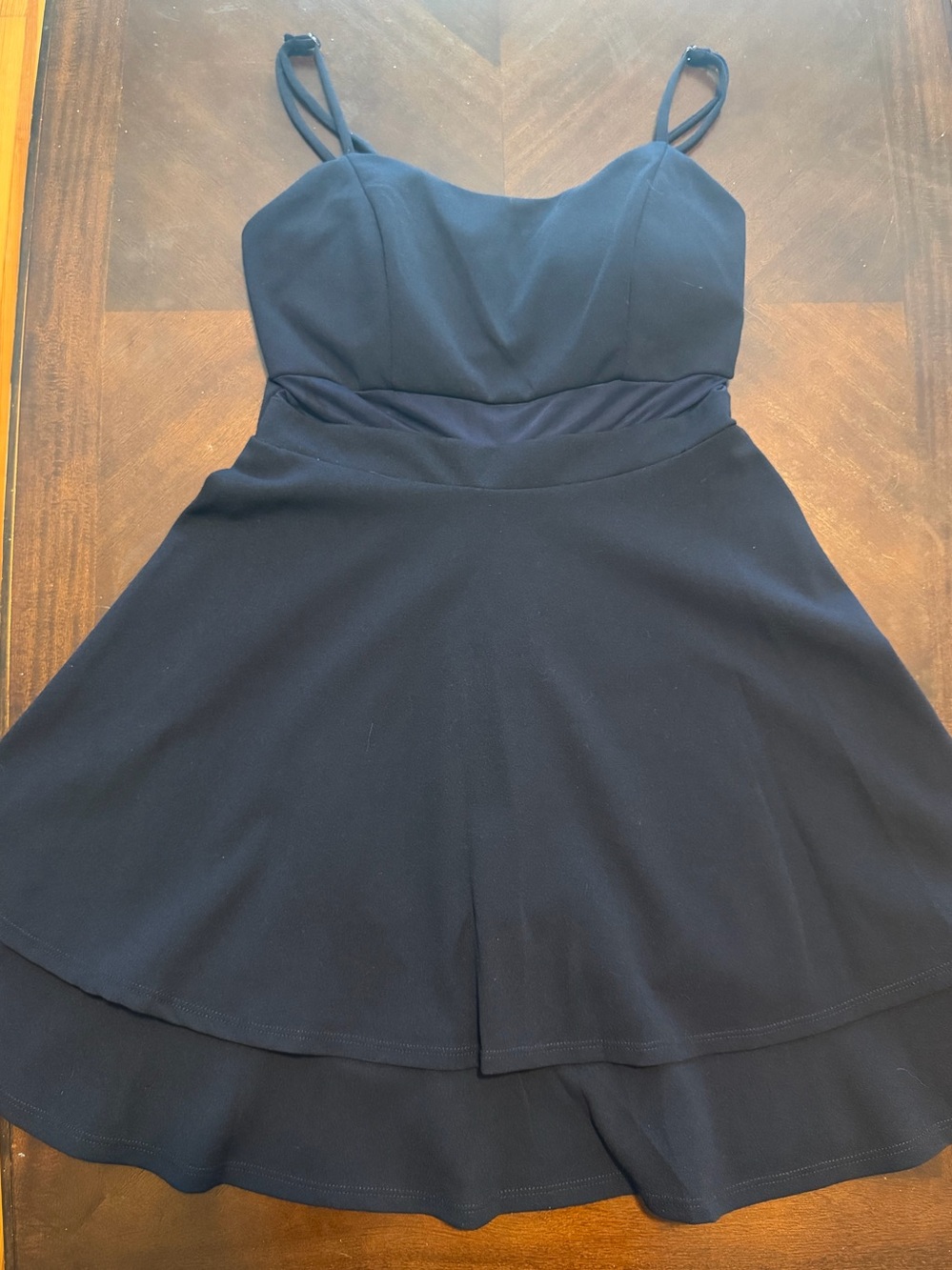 Emerald Sundae Navy Spaghetti Strap Mini Dress